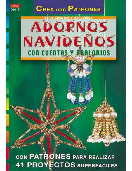 Serie abalorios nº 13 adornos navidenos con cuentas y abalorios